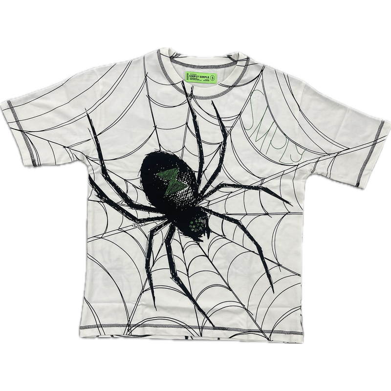 Smply Simple Reverse Arachnid Tee “White”