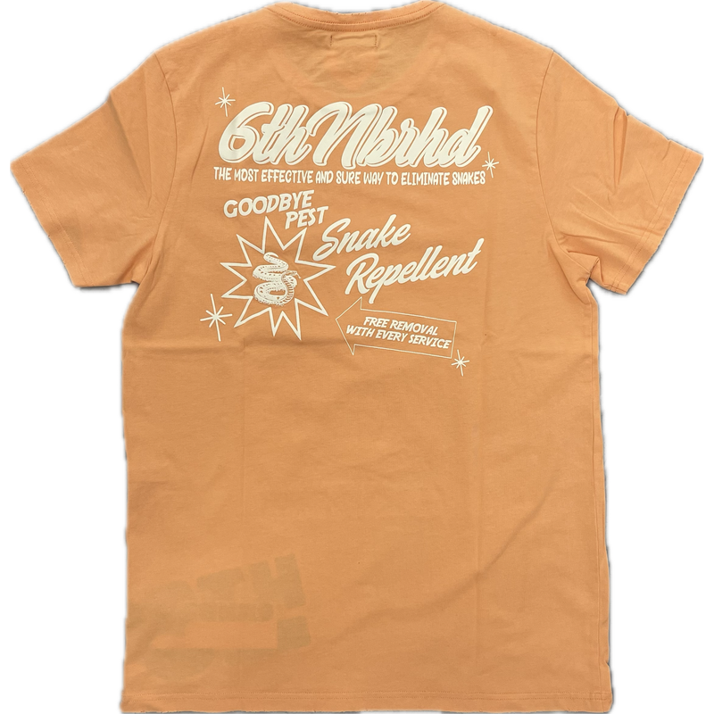 6TH NBRHD Goodbye Past Tee "Peach"