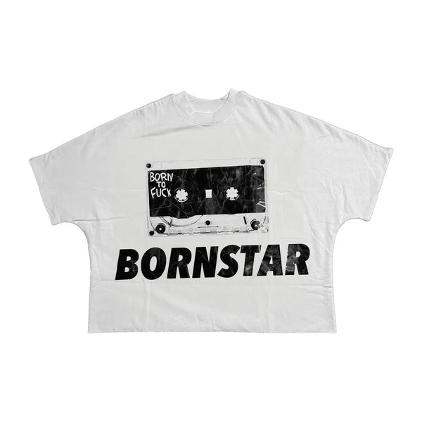 Billionaire Studios Bornstar Tape Tee “White”