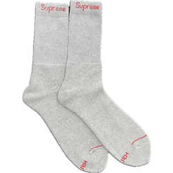 Supreme Hanes Crew Socks “Grey”