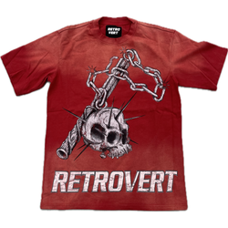 Retrovert Skull Weapon Tee “Red”