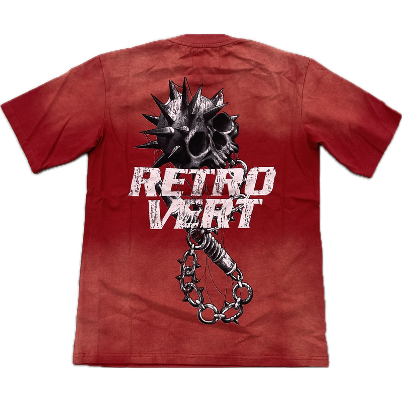 Retrovert Skull Weapon Tee “Red”