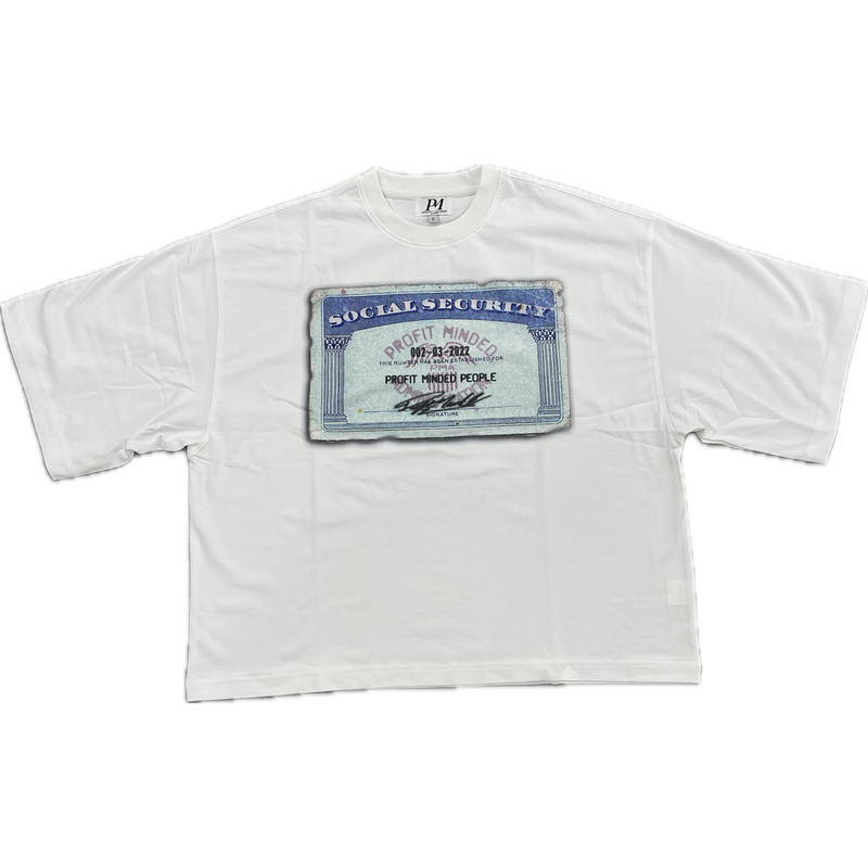 Profit Minded SSN Tee "White"