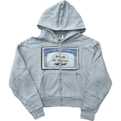 Profit Minded SSN Zip Up Jacket  “Sky Blue”