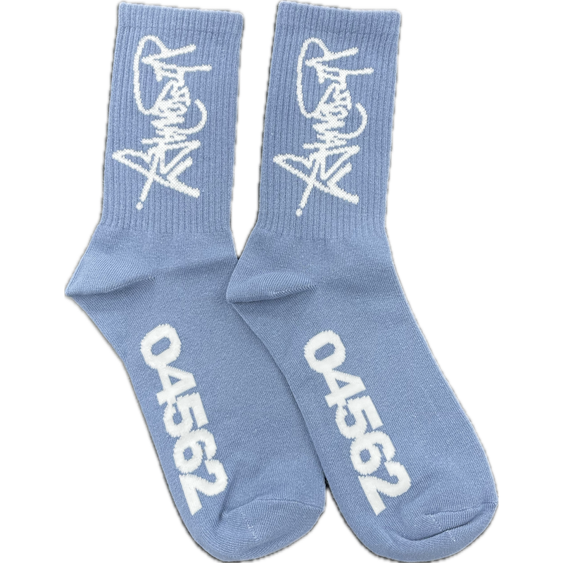 Visionary Club Crew Socks “Light Blue”