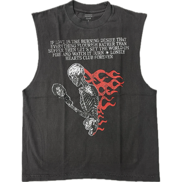 Lonely Hearts Club Burning Desire Sleeveless Tee