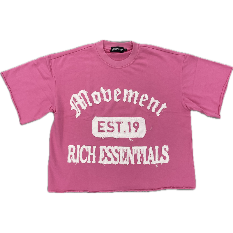 Movement Rich Essentials Tee “Pink”