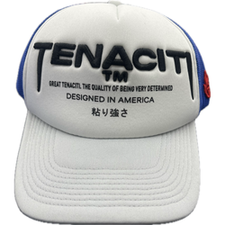 Tenaciti Bluz Snapback Hat "White/Blue"