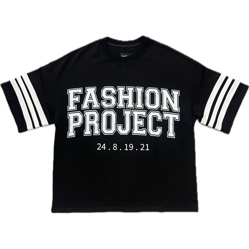 Authentics Fashion Project Crop Tee “Black”