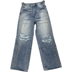 HMDD Crystal H-Star Baggy Jeans “Light Wash”