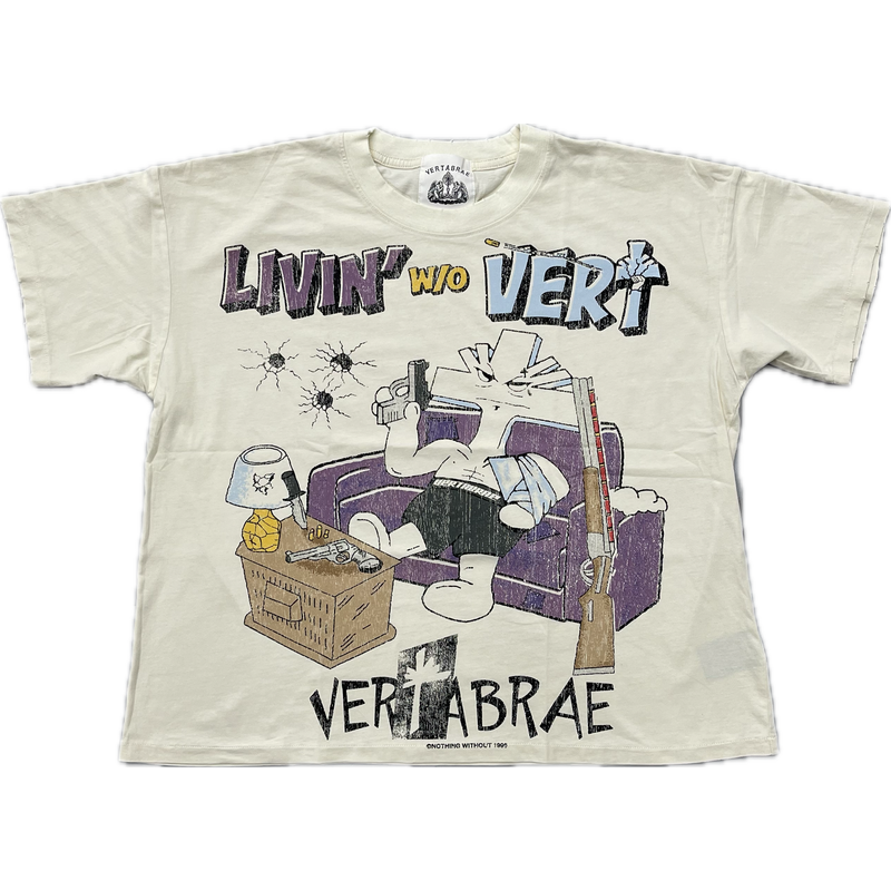 Vertabrae Livin Without Vert Tee