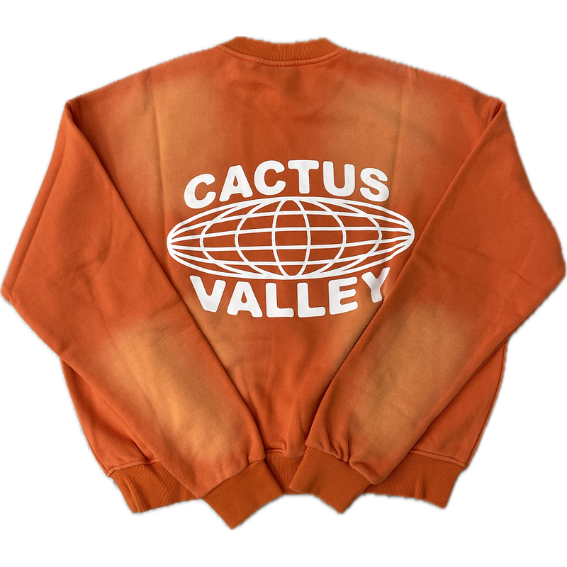 AZVA Cactus Valley Faded Crewneck “Orange”