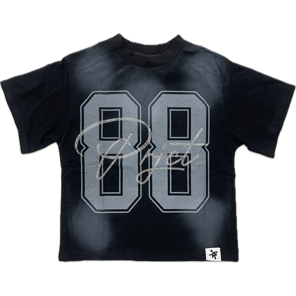 Project Capri 88 Rhinestone Tee "Black"