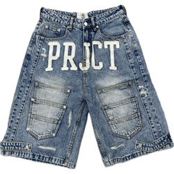 Project Capri Triple Pocket Jorts "Blue"