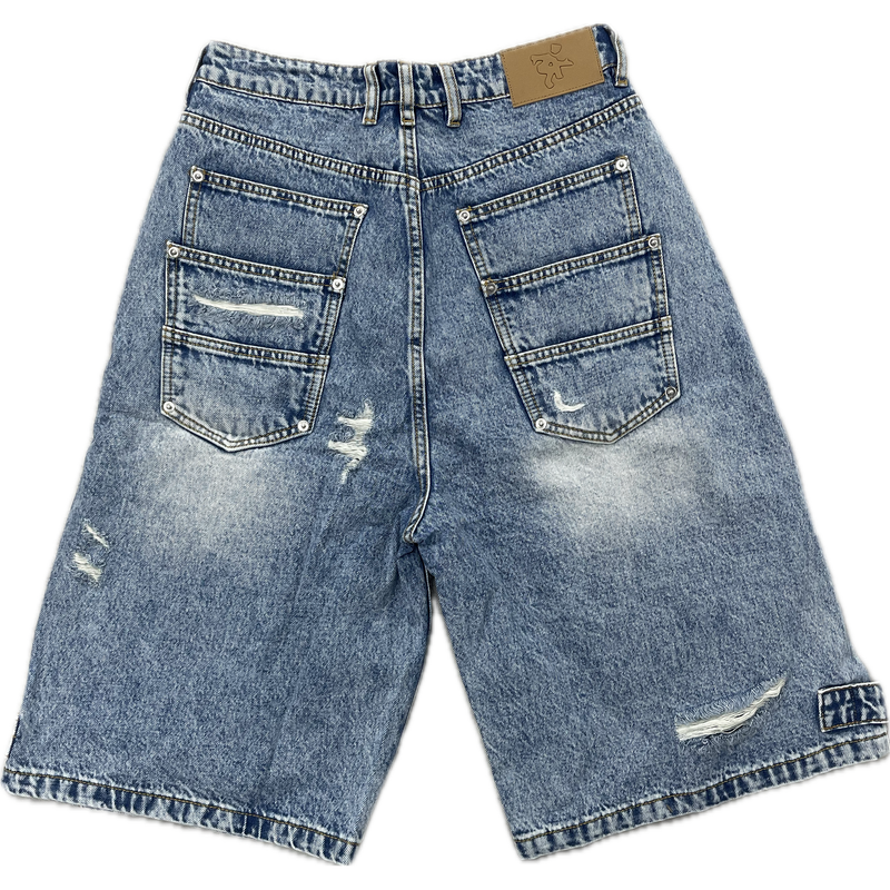 Project Capri Triple Pocket Jorts "Blue"