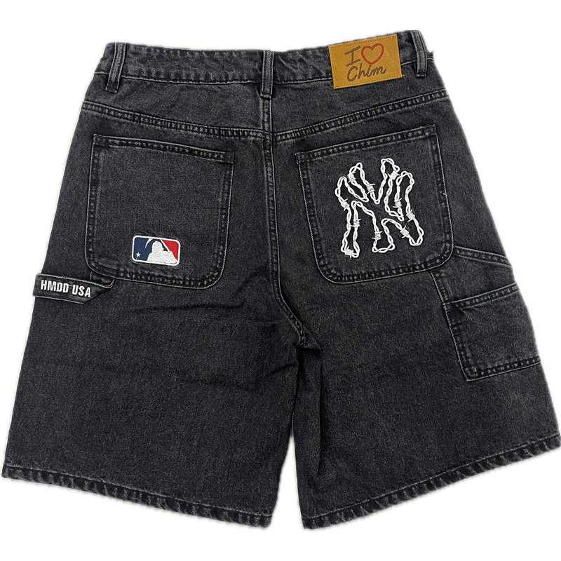 HMDD NY Barbed Jean Shorts