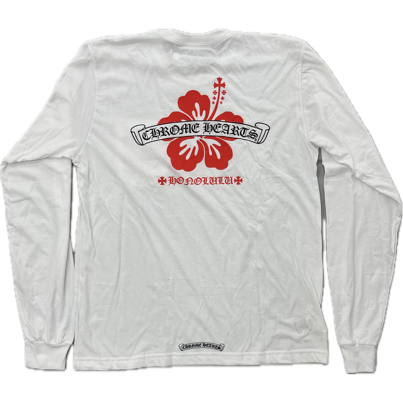 Chrome Hearts Honolulu Exclusive L/S Tee "White"