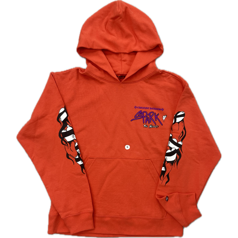 Chrome Hearts Matty Boy Sadistic Lipstick Pullover Hoodie "Red"