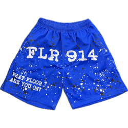 Floor914 Splatter Shorts “Blue”