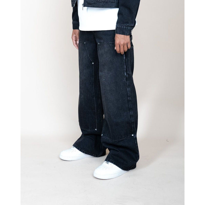 EPTM Double Knee Jeans “Black Wash”