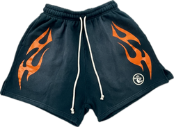 Hellstar Flame Shorts “Green”