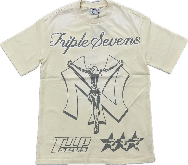 Triple Sevens NY Savior Tee “Cream”