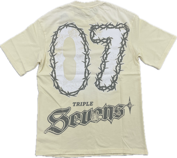 Triple Sevens NY Savior Tee “Cream”