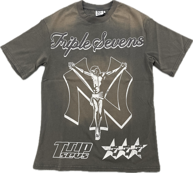 Triple Sevens NY Savior Tee “Grey”