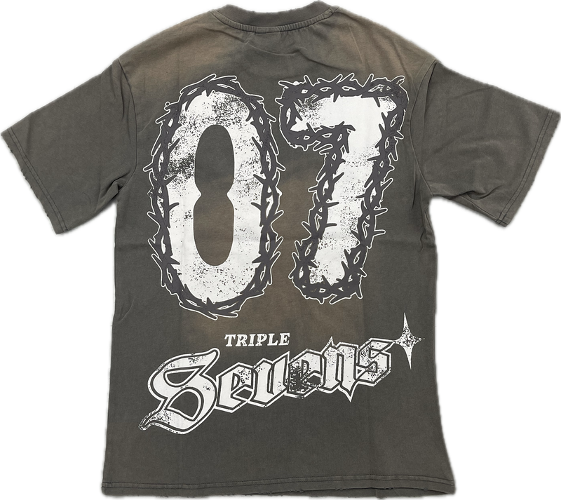 Triple Sevens NY Savior Tee “Grey”