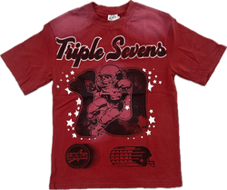 Triple Sevens All Star Football Tee “Red”