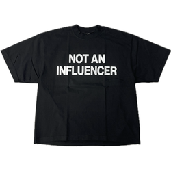 Not An Influencer Perfect Tee “Black”