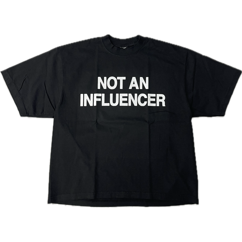 Not An Influencer Perfect Tee “Black”