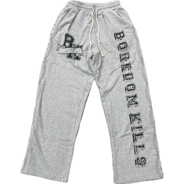 Boredom Kills University Sweatpants “Grey”