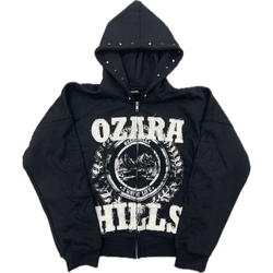 Ozara Hills Zip Hoodie “Black”