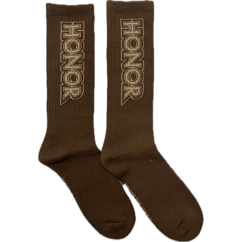 Honor The Gift Entertainment Socks “Brown”