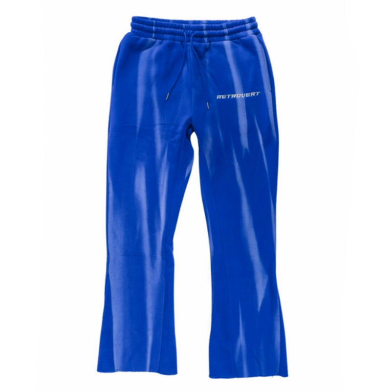 Retrovert Washed Flare Sweatpants “Royal Blue”