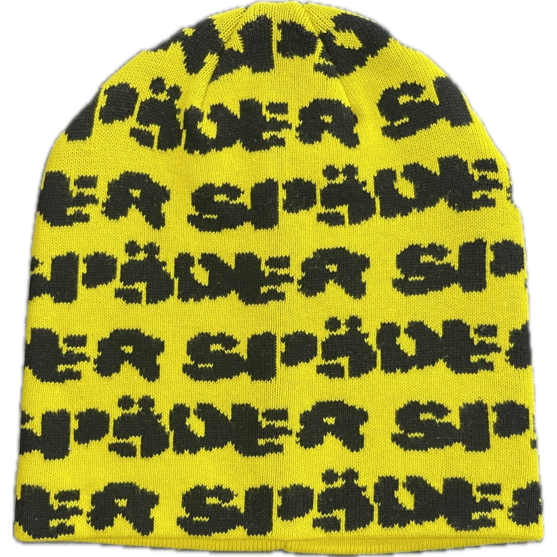 Sp5der Logo Beanie “Yellow”