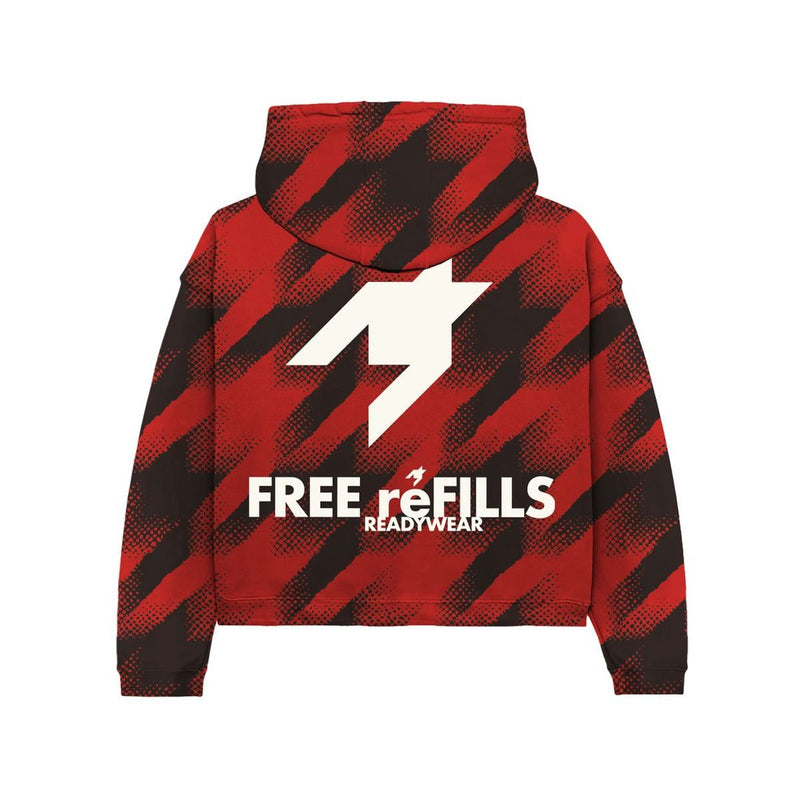 Free Refills Gradient Hoodie “Red/Black”