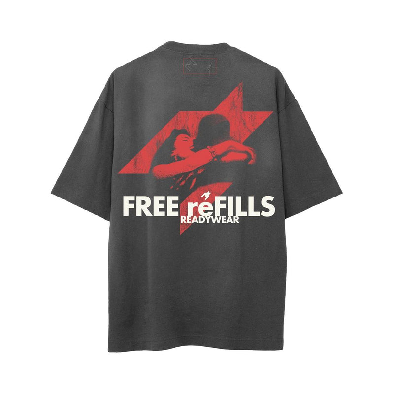 Free Refills Romance Tee “Vintage Black”