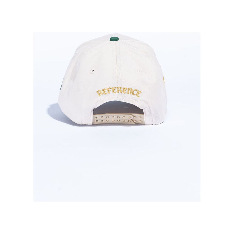 Reference Racquet Club Snapback Hat “Cream/Green”