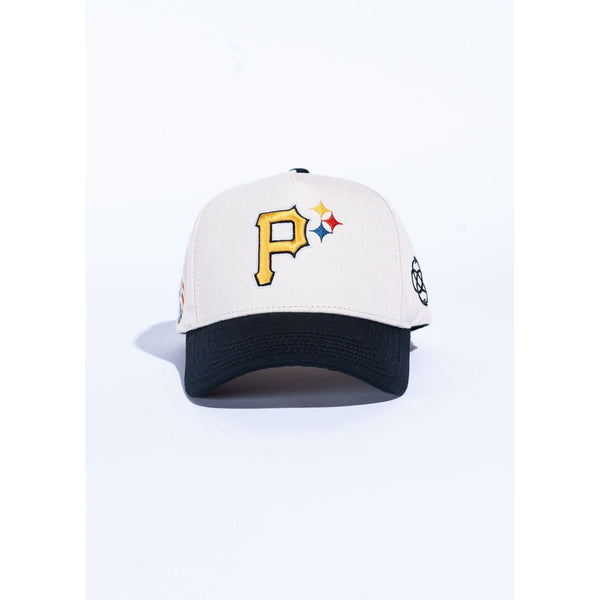 Reference Pirates Snapback Hat “Cream/Black”