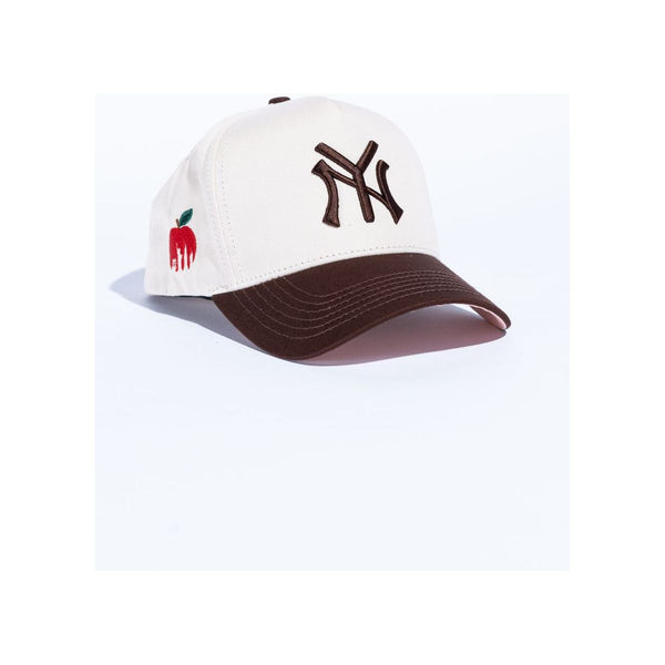 Reference NY Snapback Hat “Cream/Brown”