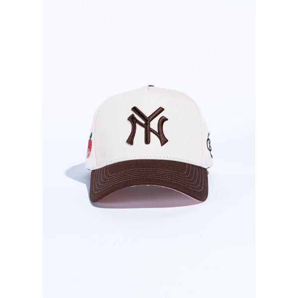 Reference NY Snapback Hat “Cream/Brown”