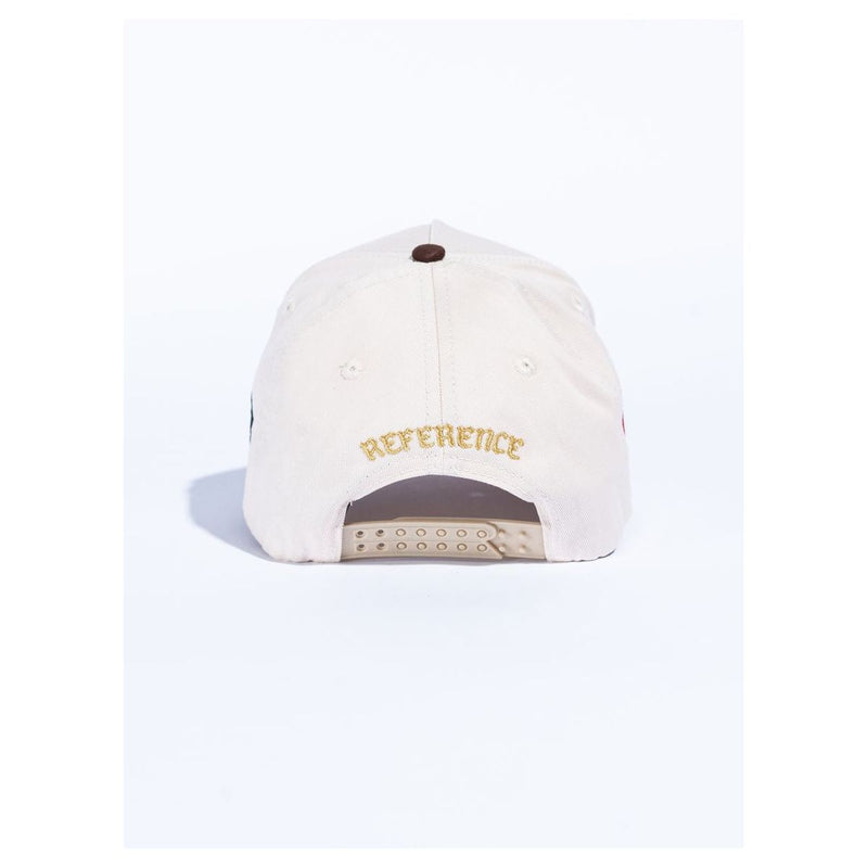 Reference NY Snapback Hat “Cream/Brown”