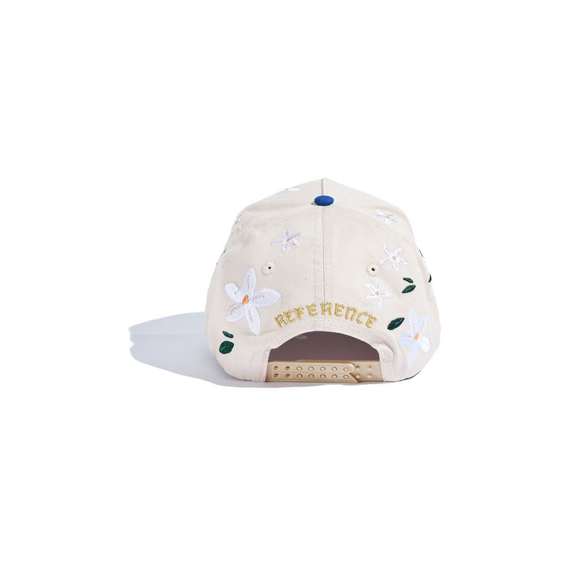 Reference Floral Paradise LA Snapback Hat “Cream/Blue”