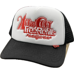 Free Refills Art & Copy Trucker Hat