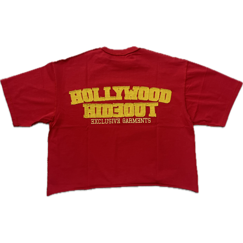 Hollywood Hideout No Public Tee "Red"