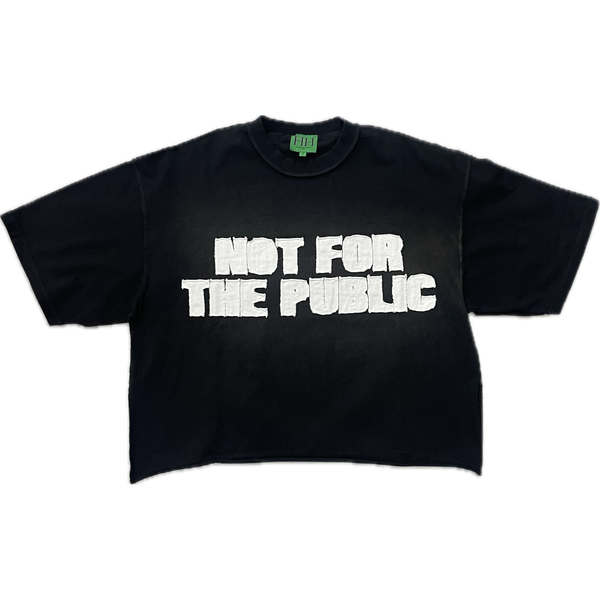 Hollywood Hideout No Public Tee "Black"