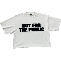 Hollywood Hideout No Public Tee "White"