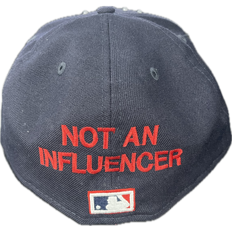 Not An Influencer Angels Fitted Hat “Navy”